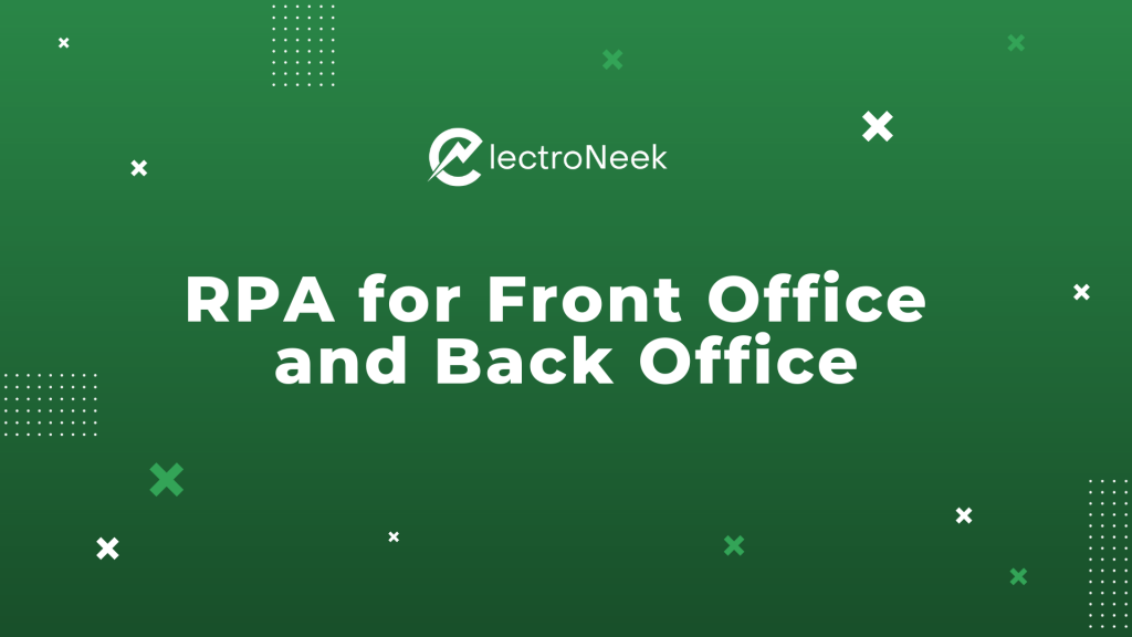 RPA for Front Office and Back Office